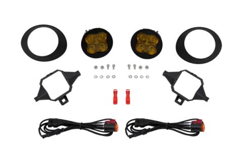SS3 SAE/DOT Type TS Fog Light Kit Yellow (3000K) Pro (36 watts) Yellow SAE Fog Diode Dynamics
