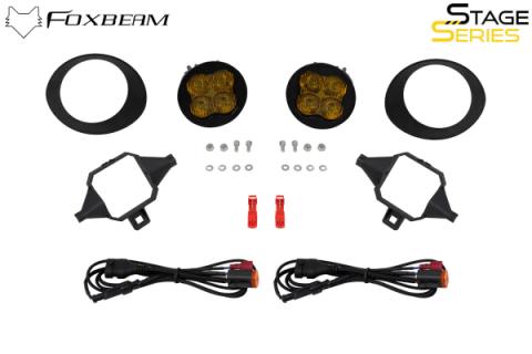 SS3 SAE/DOT Type TS Fog Light Kit Yellow (3000K) Max (38.5 watts) Yellow SAE Fog Diode Dynamics