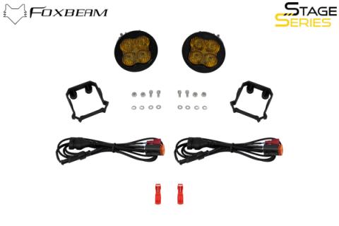 SS3 SAE/DOT Type Forester Fog Light Kit Yellow (3000K) Sport (14.5 watts) Yellow SAE Fog Diode Dynamics