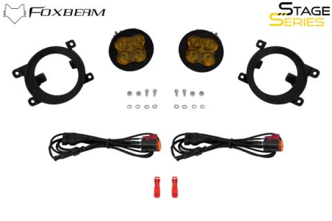 SS3 SAE/DOT Type Rav4 Fog Light Kit Yellow (3000K) Max (38.5 watts) Yellow SAE Fog Diode Dynamics