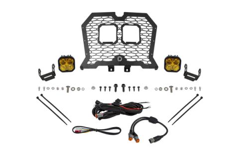Stage Series LED Grille Kit for 2019-2023 Polaris RZR XP, Yellow (3000K) Pro Yellow Combo
