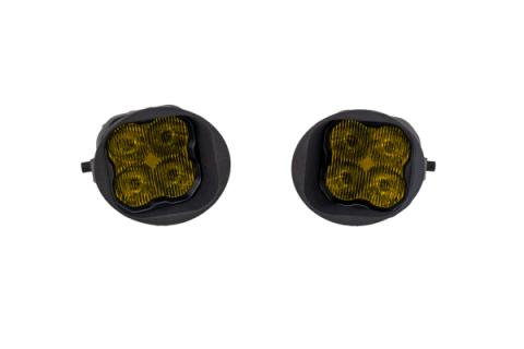 SS3 LED Fog Light Kit for 09-11 Honda Element, Pro Yellow SAE Fog Diode Dynamics