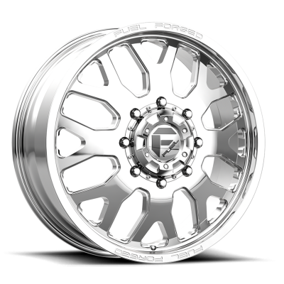 Dually Wheels 22X8.5 FF19D Dually DE19 PO 10 On 225 Polished 170.1 Bore 105 Offset Front Dually Fuel Off Road Wheels