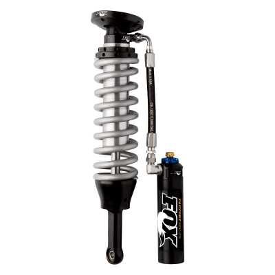 09-12 Ford F-150 4WD Front Coilover Factory Race 2.5 Remote Reservoir 5.4 Inch 0-2 Inch Lift Dual Speed Compression Adjuster Fox Offroad Shocks