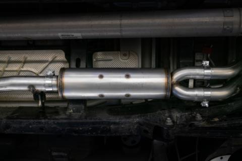 Cat Back Exhaust System Dual Split Rear Aluminized Steel For 19-24 RAM Hemi 1500 5.7L MBRP