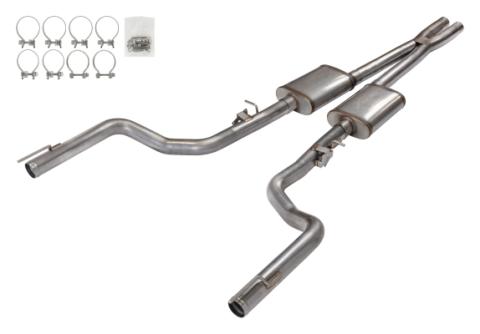 2015-23 Charger SRT 3 Inch Xpipe Exhaust With Violator Muffler SMC41V