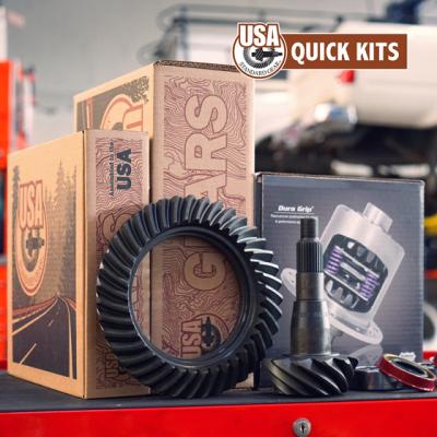 8.8 inch Ford 3.27 Rear Ring and Pinion Install Kit 28 Spline Positraction 2.25 inch Axle Bearings USA Standard
