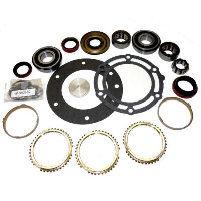 Getrag-5 Speed Transmission Bearing/Seal Kit w/Synchro Rings 95-07 Chevrolet/GMC C1500/C2500 K1500/K2500 S10/Sonoma Isuzu Hombre Blazer/Jimmy 5-Speed Manual Trans 0.9 Inch Input/Output Bearings USA Standard Gear