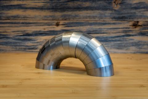 Universal T304 Stainless Steel 3 Inch Diameter 180 Degree Pie Cut Kit MBRP