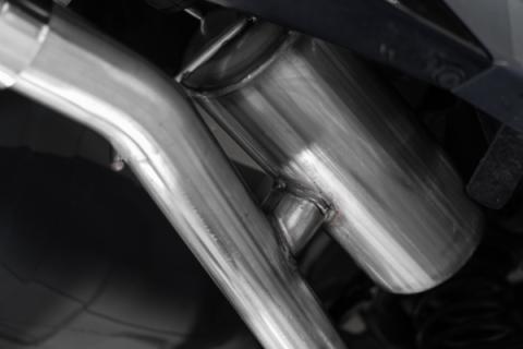 23-Up Acura Integra 1.5L and 22-Up Honda Civic SI 1.5L Armor Pro T304SS, 3 Inch Cat-Back, 2.5 Inch Dual Split Rear with CF Tips MBRP