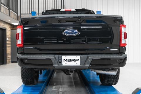21-Up Ford F-150 4 Inch Cat Back Single Side Race Version Aluminized Steel Exhaust System MBRP