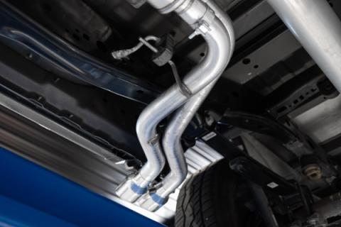 3 inch Cat-Back 2.5 inch Dual Pre-Axle (Race Profile) Black Coated  21-Up F-150 MBRP