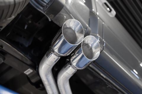 3 inch Cat-Back 2.5 inch Dual Pre-Axle (Race Profile) Black Coated  21-Up F-150 MBRP