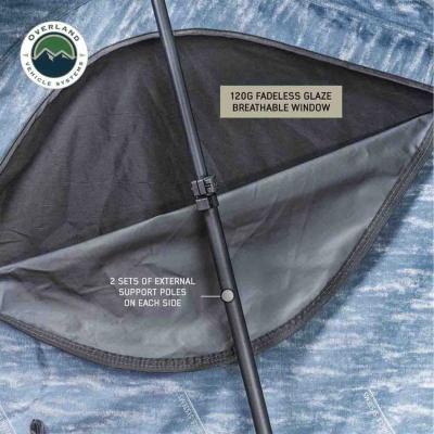 XD Sherpa Solo - Soft Sided Roof Top Tent, 1 Person, Grey Body and Black Rainfly Overland Vehicle Systems
