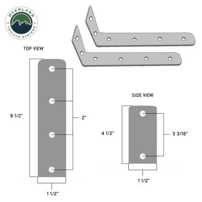 Nomadic 270 LTE Passenger Side 270 Degree Awning Overland Vehicle Systems