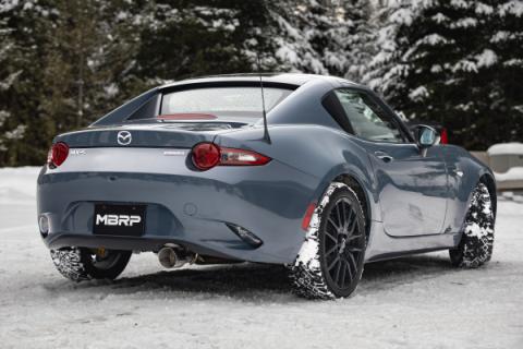 16-Up Mazda MX-5 Miata 2.0L, Armor Lite Aluminized Steel 2.5-Inch Axle-Back with Polished Tip MBRP