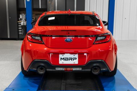 22-Up Subaru BRZ and 22-Up Toyota GR86 2.4L T304 Stainless Steel 2.5 Inch Axle-Back Dual Split Rear with Burnt End Tips MBRP