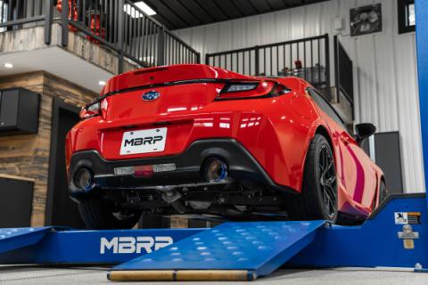 22-Up Subaru BRZ and 22-Up Toyota GR86 2.4L T304 Stainless Steel 2.5 Inch Axle-Back Dual Split Rear with Burnt End Tips MBRP
