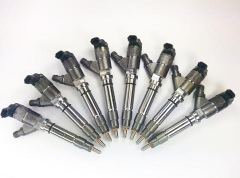 Chevy Duramax 04.5-05 LLY Brand New 250 Percent Over Injector Set (SAC Nozzles) Dynomite Diesel