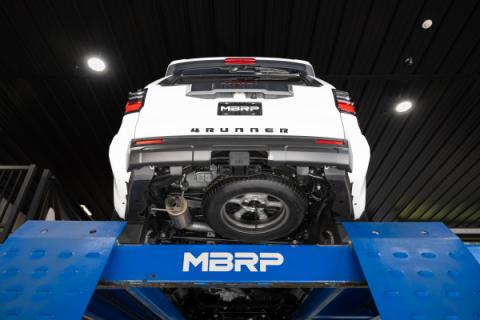 24-Present Toyota 4Runner, Armor Lite, Overland 3-Inch Cat-Back Single Rear, High-Clearance Turndown, MBRP