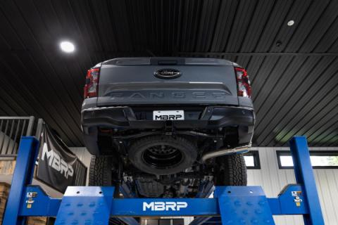 2024-Present Ford Ranger 2.7L, Armor Pro 2.5-Inch Cat-Back 3-Inch Single Side Rear Exit, MBRP