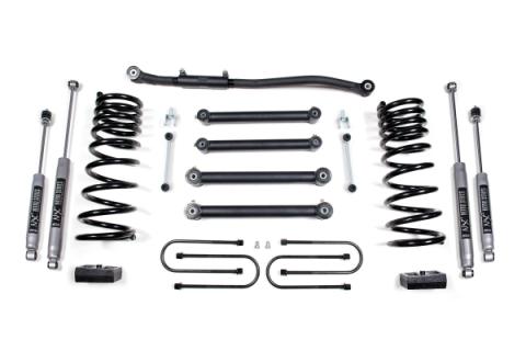 3 Inch Lift Kit Dodge Ram 2500 03-13 &amp; 3500 03-12 4WD Diesel 4 Inch Axle Fox 2.0 Performance Shocks