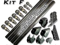 Easy 3 Link Kit F for Artec Trusses No Tubing Outside Frame Dodge Front Passenger Rear Driver Artec Industries