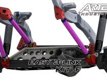 Easy 3 Link Kit F for Artec Trusses No Tubing Outside Frame Dodge Front Passenger Rear Driver Artec Industries