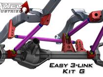3 Link Tube and Rod End Kit 1.25 Krawler Joints Artec Industries