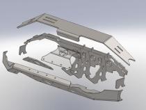 Dana 60 Full Hydro Mounting Kit: 85-91.5 Ford - Ultimate Arms for Reid Knuckles Artec Industries