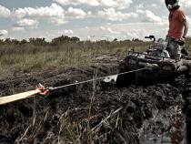 Bobcat Winch Mount Black Powdercoated Steel 11-14 3200/3400 Mile Marker