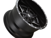Aluminum Wheels 22X12 Maverick D538 5 On 114.3/5 On 127 Black/Milled 78.1 Bore -44 Offset Fuel Off Road Wheels