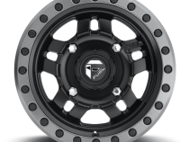 Aluminum Wheels 15X7 Anza UTV D557 4 On 136 Matte Black Beadlock 110.2 Bore 13 Offset 5 Spoke Fuel Off Road Wheels