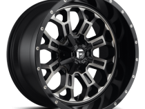 Aluminum Wheels 17X9 Crush D561 5 On 114.3/5 On 127 Gloss Black Double Dark Tint Machined Face 78.1 Bore 1 Offset 8 Spoke Fuel Off Road Wheels