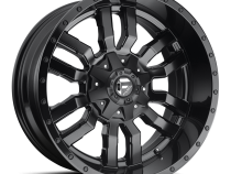 Aluminum Wheels 20X9 Sledge D596 5 On 114.3/5 On 120 Matte Black/Gloss Black Lip 72.56 Bore 35 Offset Fuel Off Road Wheels