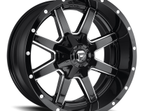 Aluminum Wheels 22X10 Maverick D610 5 On 139.7/5 On 150 Gloss Black/Milled 110.3 Bore 10 Offset Fuel Off Road Wheels