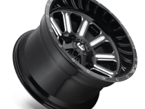 Aluminum Wheels 20X10 Hardline D620 5 On 114.3/5 On 127 Gloss Black/Milled 78.1 Bore -18 Offset Fuel Off Road Wheels
