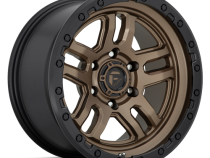 Aluminum Wheels 20X9 AMMO D702 5 On 127 Matte Bronze W/Black Bead Ring 71.5 Bore 1 Offset 5 Spoke Fuel Off Road Wheels