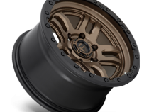 Aluminum Wheels 20X9 AMMO D702 5 On 127 Matte Bronze W/Black Bead Ring 71.5 Bore 1 Offset 5 Spoke Fuel Off Road Wheels