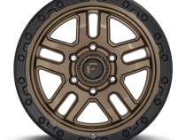 Aluminum Wheels 20X9 AMMO D702 5 On 127 Matte Bronze W/Black Bead Ring 71.5 Bore 1 Offset 5 Spoke Fuel Off Road Wheels