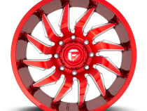 Aluminum Wheels 22X10 Saber D745 5 On 127 Candy Red Milled 71.5 Bore -18 Offset Fuel Off Road Wheels