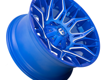 Aluminum Wheels 20X9 Twitch D770 5 On 114.3/5 On 127 Anodized Blue Milled 78 Bore 1 Offset Fuel Off Road Wheels