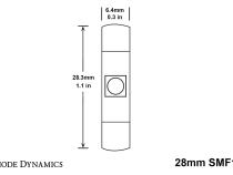 28mm SMF1 LED Bulb Warm White Single Diode Dynamics