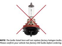 Replacement OEM HID Bulbs for 2018-2021 Chevrolet Equinox LT (Pair) 6000K Diode Dynamics