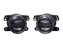 Elite Series Fog Lamps for 2007-2018 Jeep JK Wrangler w/ Plastic Bumper Pair Cool White 6000K Diode Dynamics