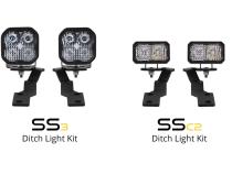 Stage Series 2in LED Ditch Light Kit for 2016-2021 Toyota Tacoma, Pro Yellow Combo