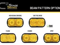 Stage Series 2 Inch Lens Flood Yellow
