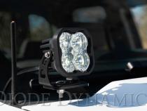 SSC2 LED Ditch Light Kit for 2014-2019 GMC Sierra 1500, Sport White Combo Diode Dynamics