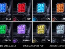 SS5 LED Pod Sport White Driving Single Diode Dynamics