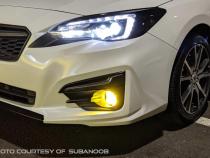 SS3 LED Fog Light Kit for 2015-2021 Subaru Impreza (w/ Eyesight Package) White SAE Fog Sport w/ Backlight Diode Dynamics